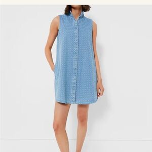 Tuckernuck Light Blue Sleeveless Mini Dress
